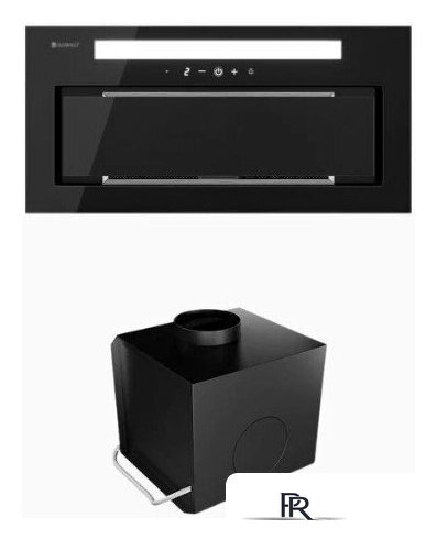 Кухонная вытяжка Globalo Silentio 60.2 Black + Turbina TW 1.2 - Изображение №2 — Интернет-магазин ПроЗаказ