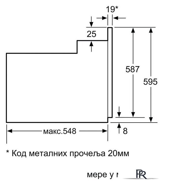 Электрический духовой шкаф Bosch Serie 2 HBF153EB0 - Изображение №3 — Интернет-магазин ПроЗаказ