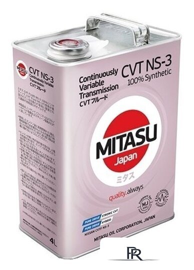 Трансмиссионное масло Mitasu MJ-313 CVT NS-3 4л - Изображение №1 — Интернет-магазин ПроЗаказ