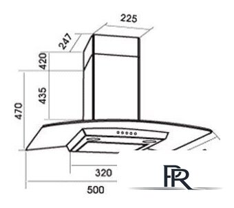 Кухонная вытяжка MBS Ruta 150 Black - Изображение №2 — Интернет-магазин ПроЗаказ