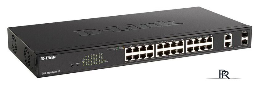Управляемый коммутатор 2-го уровня D-Link DGS-1100-26MPV2/A3A - Изображение №1 — Интернет-магазин ПроЗаказ