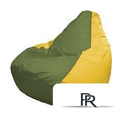 Кресло-мешок Flagman Груша Мега XXXL Г3.1-228 (оливковый/желтый) - Изображение №1 — Интернет-магазин ПроЗаказ