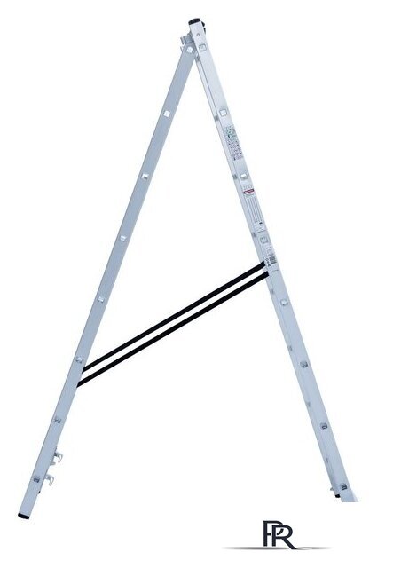 Лестница-стремянка Новая высота NV 122 алюминиевая двухсекционная 2x8 ступеней - Изображение №5 — Интернет-магазин ПроЗаказ