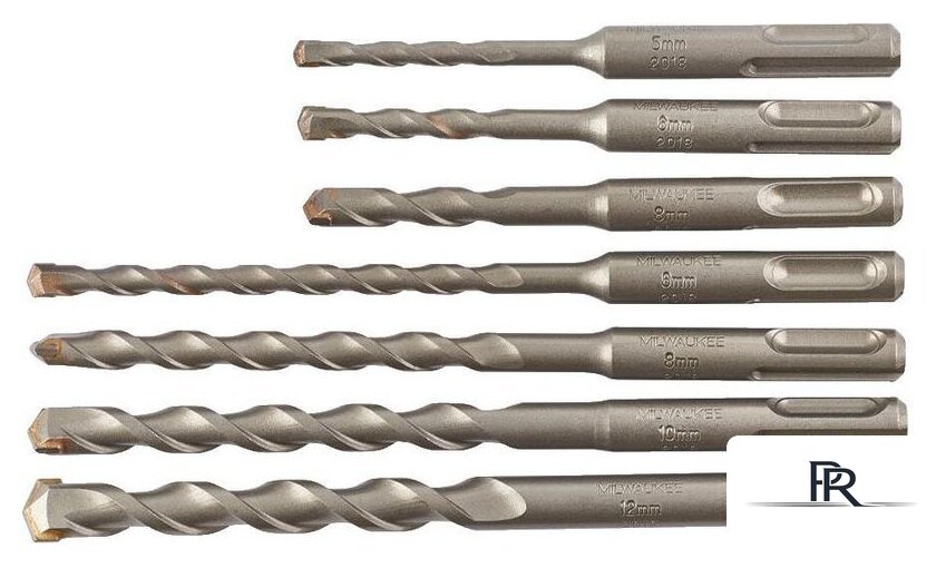 Набор буров Milwaukee 4932471244 (7 предметов) - Изображение №2 — Интернет-магазин ПроЗаказ