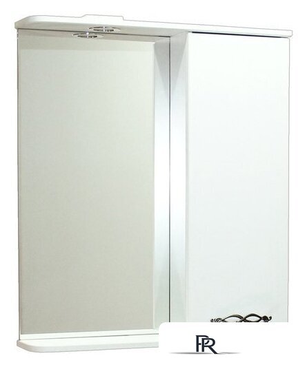  СанитаМебель Шкаф с зеркалом Джаст 12.650 (правый) - Изображение №1 — Интернет-магазин ПроЗаказ