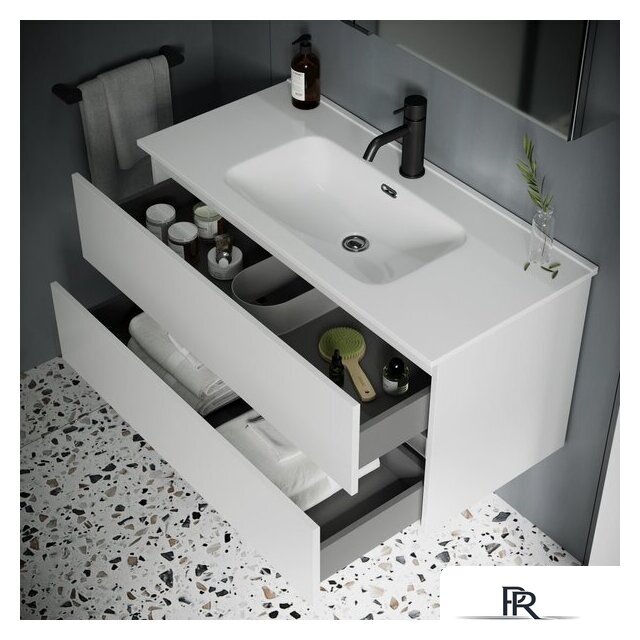  Sancos Тумба под умывальник Urban UR120-1W (белый глянец) - Изображение №3 — Интернет-магазин ПроЗаказ