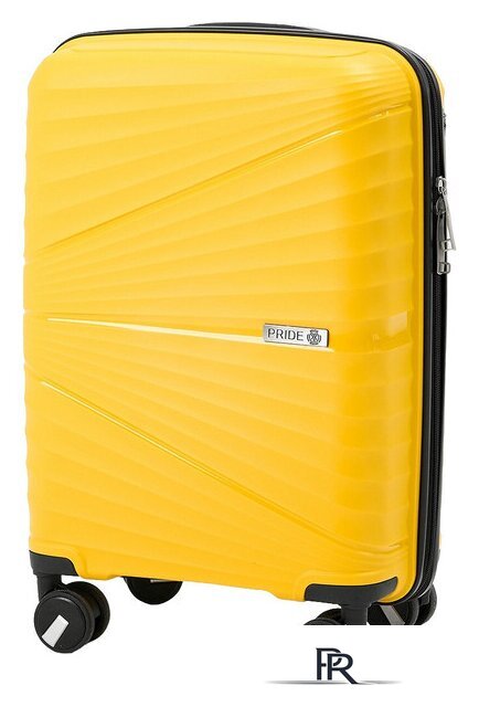 Чемодан-спиннер Pride PP-9702 (S, желтый) - Изображение №1 — Интернет-магазин ПроЗаказ