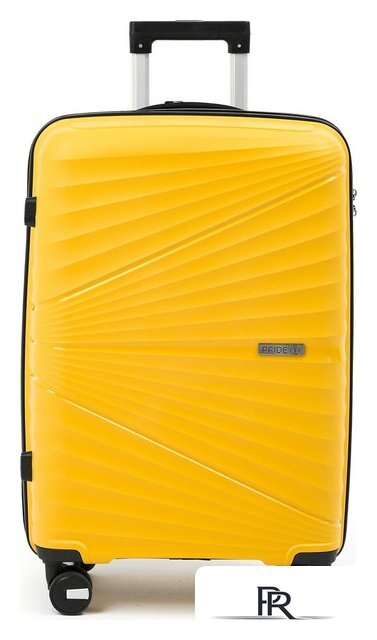 Чемодан-спиннер Pride PP-9702 (S, желтый) - Изображение №2 — Интернет-магазин ПроЗаказ
