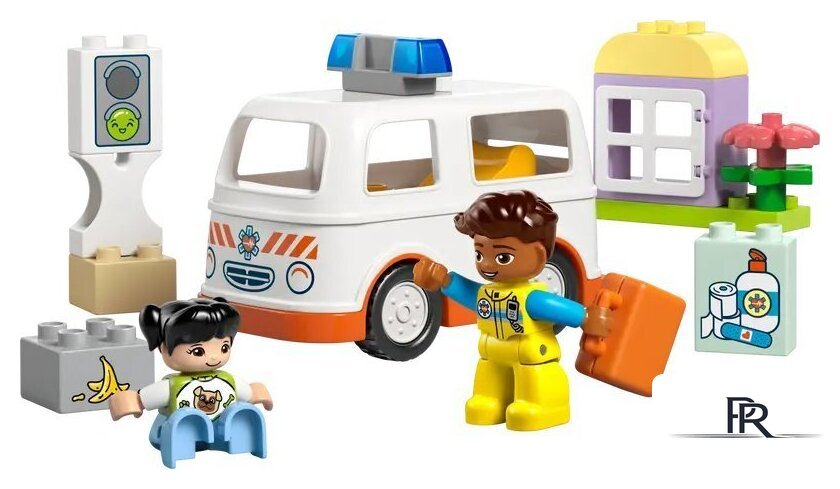 Конструктор LEGO Duplo Скорая помощь и водитель 10447 - Изображение №2 — Интернет-магазин ПроЗаказ