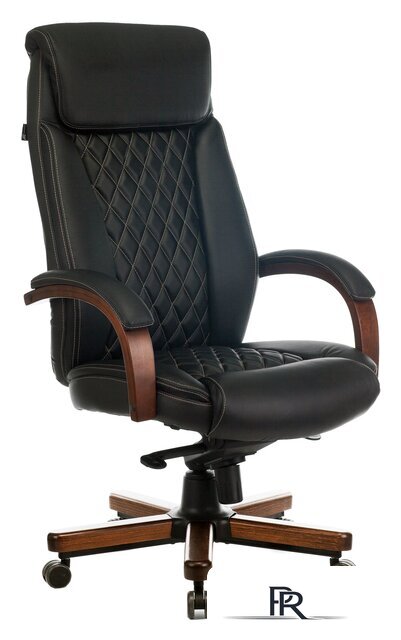 Офисное кресло Бюрократ T-9924WALNUT (черный) - Изображение №1 — Интернет-магазин ПроЗаказ