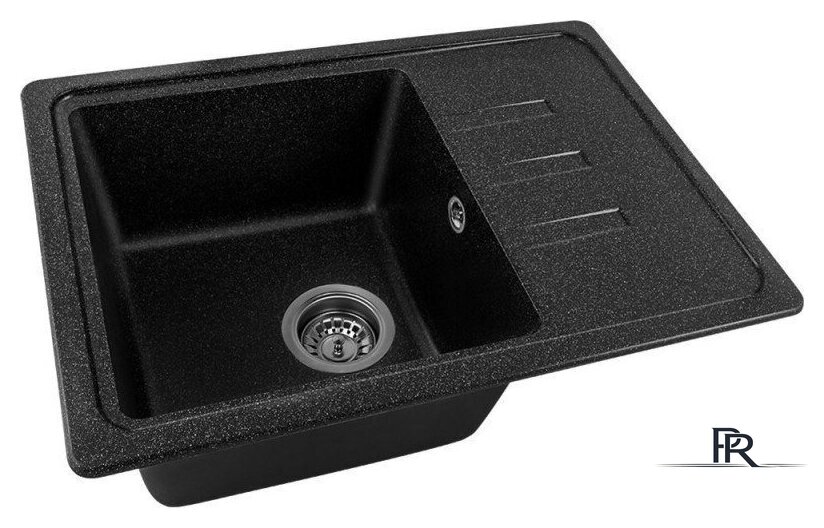 Кухонная мойка Saniteco Rosa (черный) - Изображение №7 — Интернет-магазин ПроЗаказ