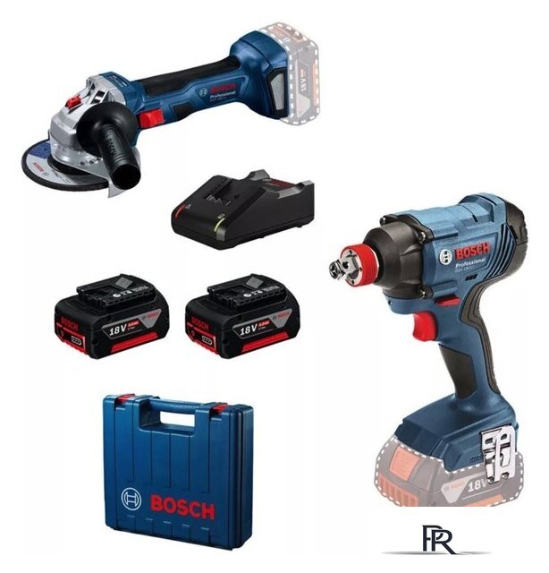  Bosch 0615990N1U (гайковерт, болгарка, 2 АКБ, кейс) - Изображение №1 — Интернет-магазин ПроЗаказ