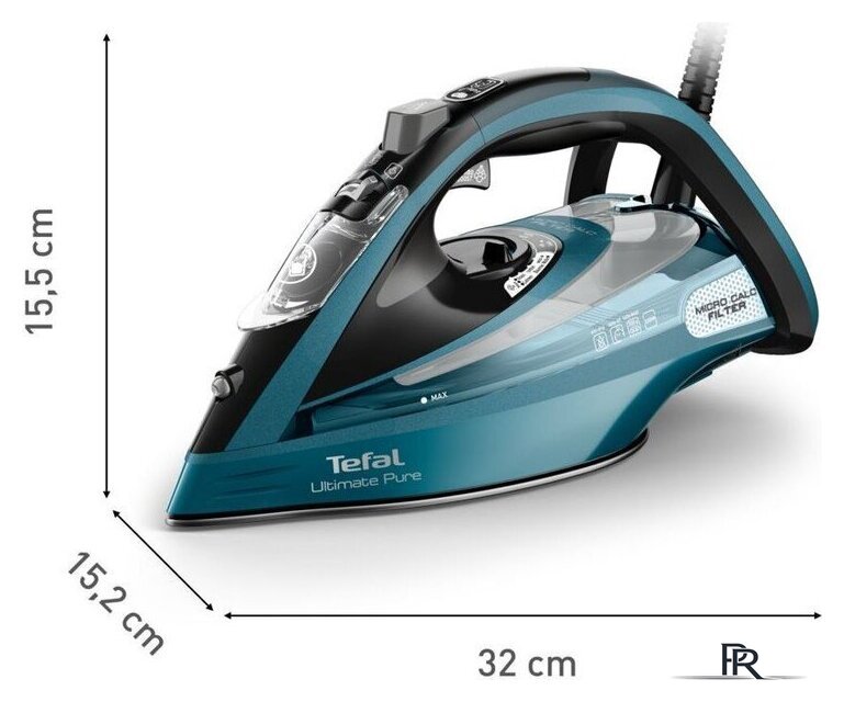 Утюг Tefal Ultimate Pure FV9851E0 - Изображение №8 — Интернет-магазин ПроЗаказ