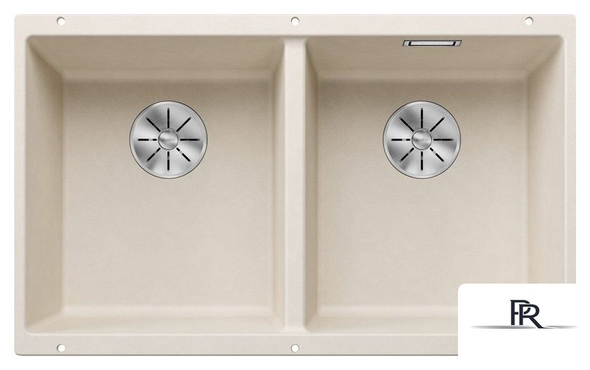 Кухонная мойка Blanco Subline 350/350-U 527164 (мягкий белый) - Изображение №1 — Интернет-магазин ПроЗаказ