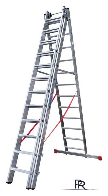 Лестница-стремянка Новая высота NV 523 трёхсекционная индустриальная 3x12 ступеней - Изображение №3 — Интернет-магазин ПроЗаказ