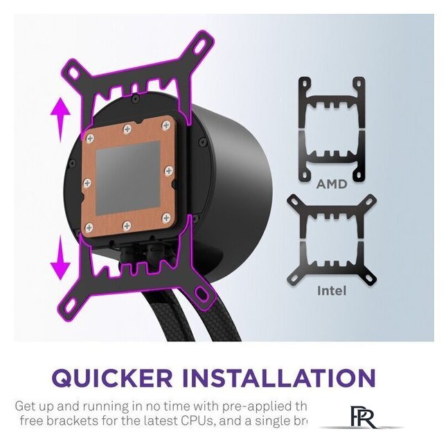 Система жидкостного охлаждения для процессора NZXT Kraken Elite 280 RGB RL-KR28E-B2 - Изображение №7 — Интернет-магазин ПроЗаказ