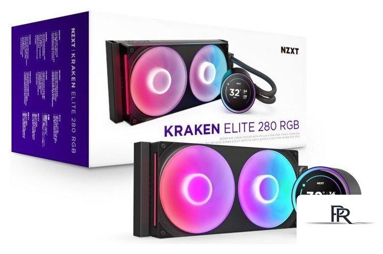 Система жидкостного охлаждения для процессора NZXT Kraken Elite 280 RGB RL-KR28E-B2 - Изображение №11 — Интернет-магазин ПроЗаказ