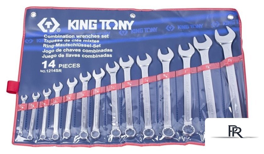 Набор ключей King Tony 1214SR (14 предметов) - Изображение №1 — Интернет-магазин ПроЗаказ