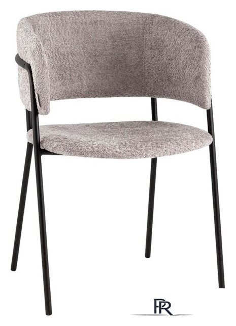 Стул с подлокотниками Stool Group Нэлли AV 486-C82-9005 (букле светло-серый) - Изображение №1 — Интернет-магазин ПроЗаказ