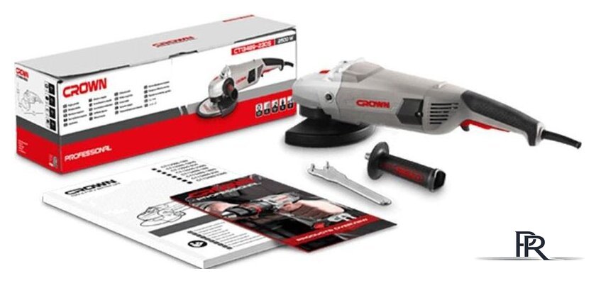Угловая шлифмашина Crown CT13489-230S - Изображение №3 — Интернет-магазин ПроЗаказ