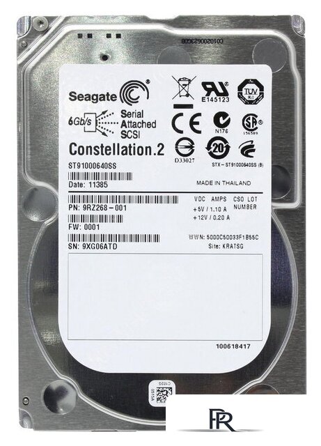 Жесткий диск Seagate Constellation.2 1TB ST91000640SS - Изображение №1 — Интернет-магазин ПроЗаказ