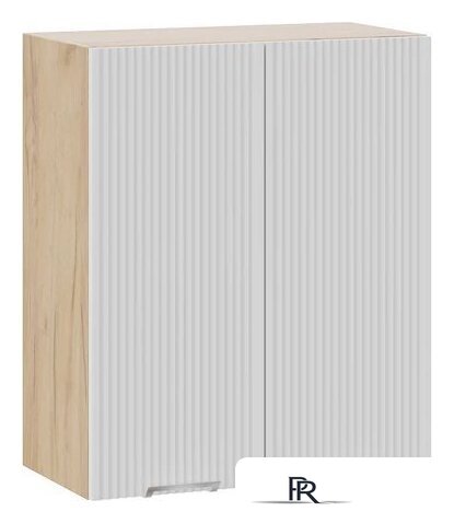 Шкаф навесной Трия Кимберли 1ВВ6 с двумя дверьми (дуб крафт золотой/сноу) - Изображение №1 — Интернет-магазин ПроЗаказ