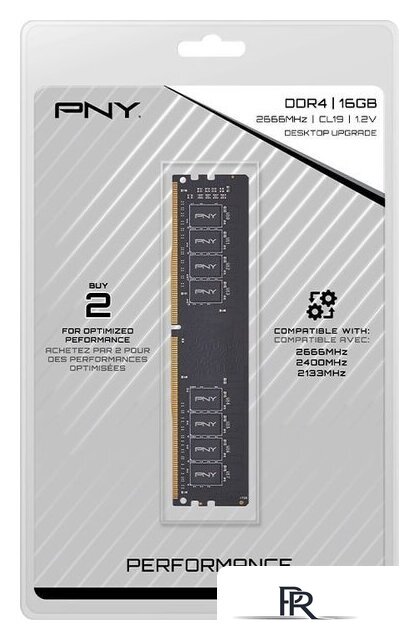 Оперативная память PNY Performance 16GB DDR4 PC4-21300 MD16GSD42666 - Изображение №3 — Интернет-магазин ПроЗаказ