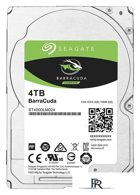 Жесткий диск Seagate Barracuda 4TB [ST4000LM024] - Изображение №1 — Интернет-магазин ПроЗаказ