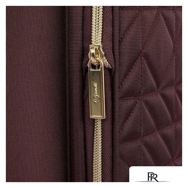 Чемодан-спиннер Grott 338-1731/3-24 (бордовый) - Изображение №2 — Интернет-магазин ПроЗаказ