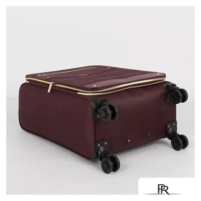 Чемодан-спиннер Grott 338-1731/3-24 (бордовый) - Изображение №6 — Интернет-магазин ПроЗаказ