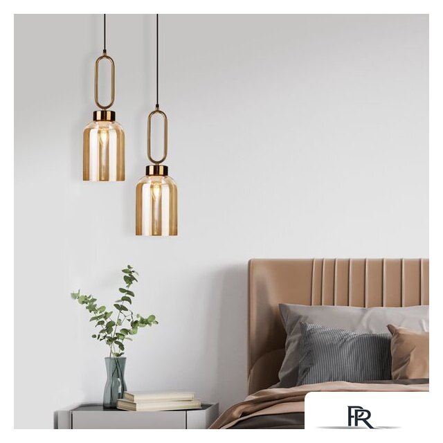 Подвесная люстра Евросвет Flou 50229/1 (янтарный) - Изображение №3 — Интернет-магазин ПроЗаказ