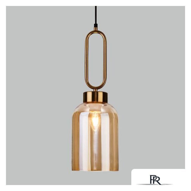 Подвесная люстра Евросвет Flou 50229/1 (янтарный) - Изображение №1 — Интернет-магазин ПроЗаказ