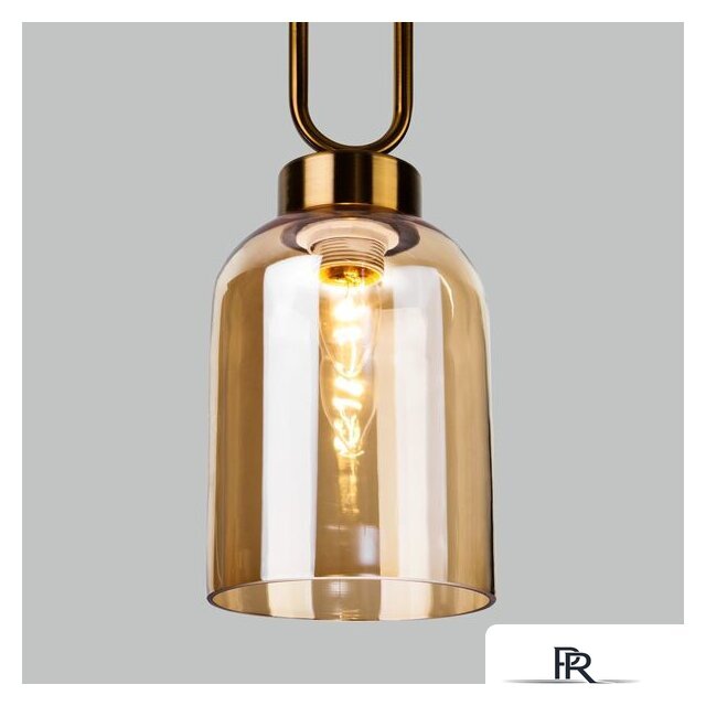 Подвесная люстра Евросвет Flou 50229/1 (янтарный) - Изображение №4 — Интернет-магазин ПроЗаказ