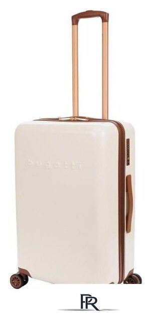 Чемодан-спиннер Bugatti Amelia 49716150 (бежевый) - Изображение №1 — Интернет-магазин ПроЗаказ