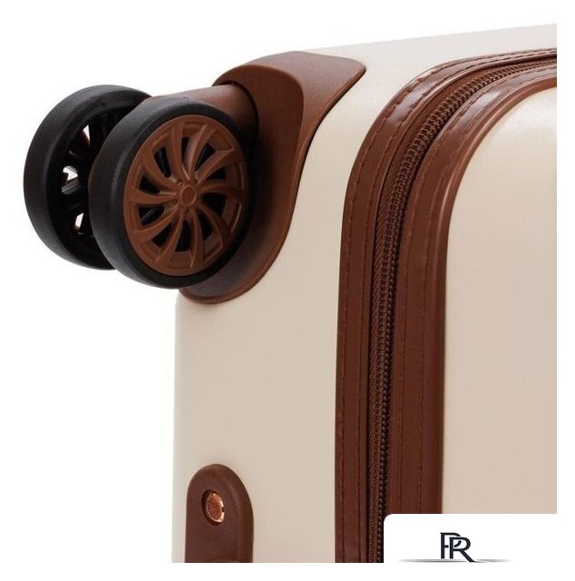 Чемодан-спиннер Bugatti Amelia 49716150 (бежевый) - Изображение №10 — Интернет-магазин ПроЗаказ