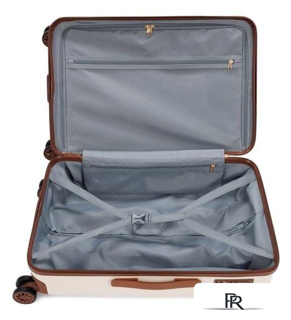 Чемодан-спиннер Bugatti Amelia 49716150 (бежевый) - Изображение №2 — Интернет-магазин ПроЗаказ