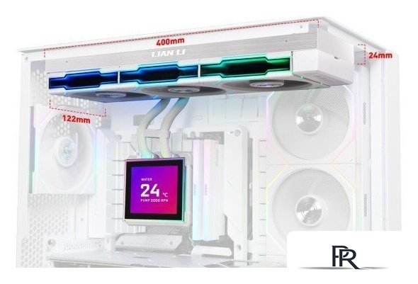 Система жидкостного охлаждения для процессора Lian Li HydroShift II LCD-S 360TL G89.GHS2LCDS36TW.R0 - Изображение №6 — Интернет-магазин ПроЗаказ