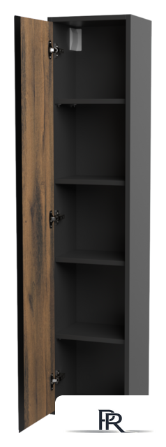  ЗОВ Шкаф-пенал Парма 150 PP150LAN0MAMC1B (антрацит/аттик) - Изображение №2 — Интернет-магазин ПроЗаказ