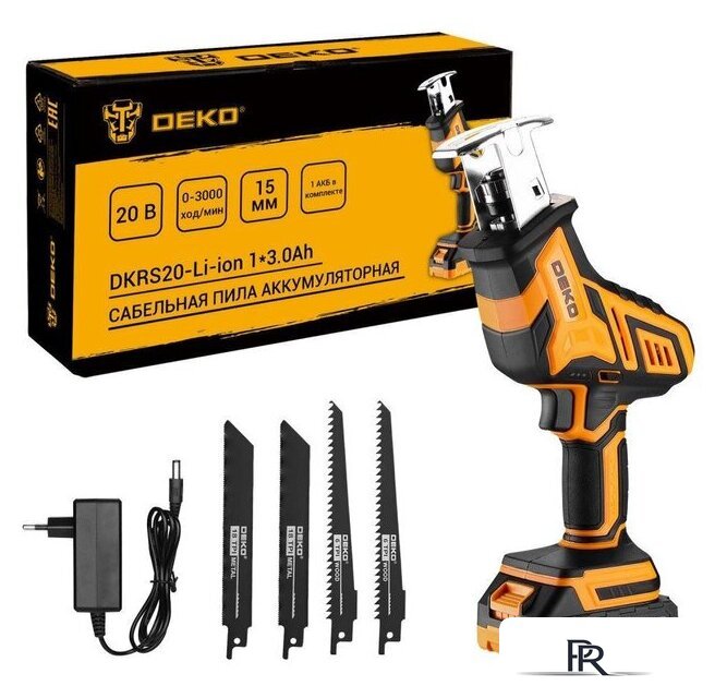 Сабельная пила Deko DKRS20 085-1069 (с 1-им АКБ) - Изображение №1 — Интернет-магазин ПроЗаказ