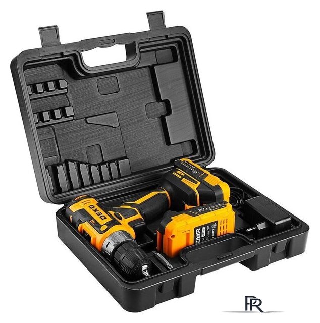 Дрель-шуруповерт Deko ZKCD20V 084-1007 (с 2-мя АКБ, кейс) - Изображение №2 — Интернет-магазин ПроЗаказ