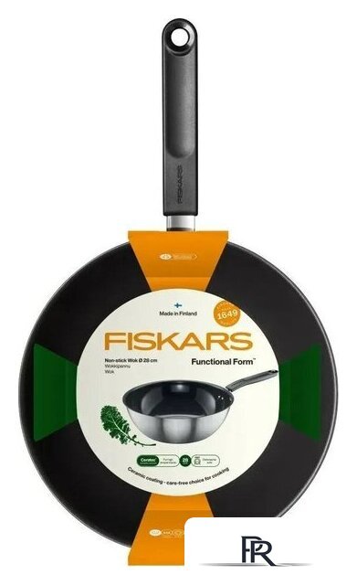 Сковорода ВОК Fiskars Functional Form 1072313 - Изображение №5 — Интернет-магазин ПроЗаказ