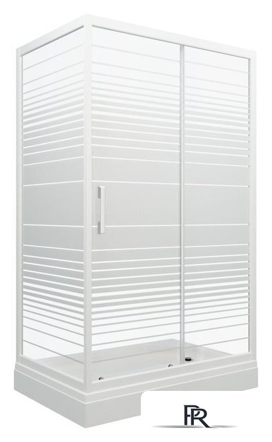 Душевой уголок Triton Фьюжн 100x80 А Полосы - Изображение №1 — Интернет-магазин ПроЗаказ