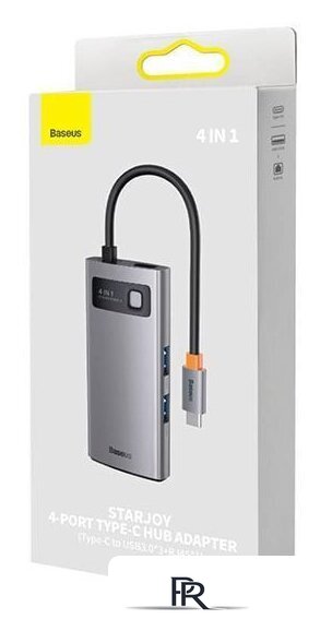 Док-станция Baseus StarJoy 4-Port Type-C Hub Adapter WKWG070113 - Изображение №3 — Интернет-магазин ПроЗаказ