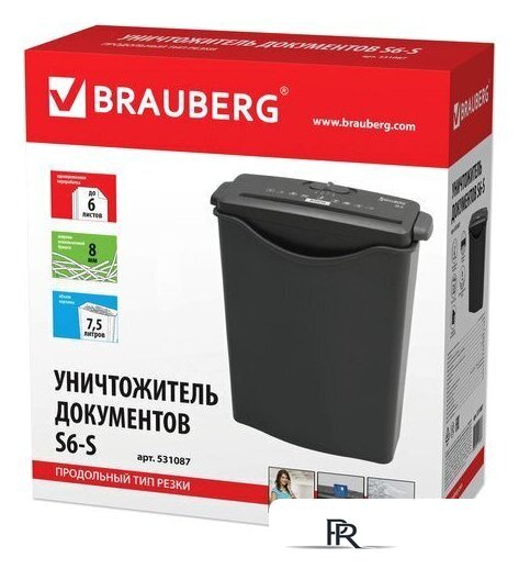 Шредер BRAUBERG S6-S 531087 - Изображение №11 — Интернет-магазин ПроЗаказ