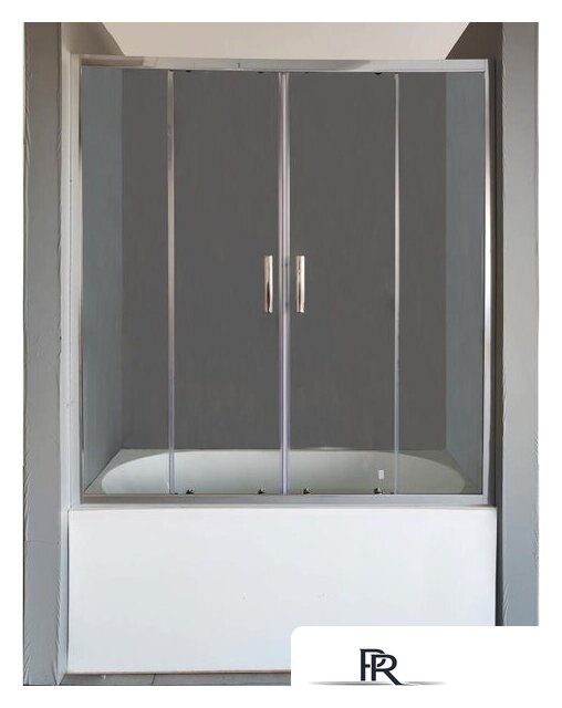 Стеклянная шторка для ванны Pelican SSW02417 - Изображение №1 — Интернет-магазин ПроЗаказ