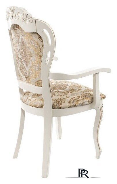 Стул с подлокотниками Woodville Bronte (молочный/патина) - Изображение №3 — Интернет-магазин ПроЗаказ