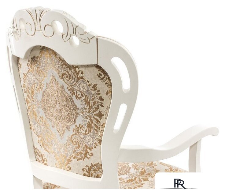 Стул с подлокотниками Woodville Bronte (молочный/патина) - Изображение №9 — Интернет-магазин ПроЗаказ