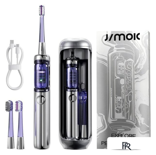 Электрическая зубная щетка JIMOK J6 (серебристый) - Изображение №1 — Интернет-магазин ПроЗаказ