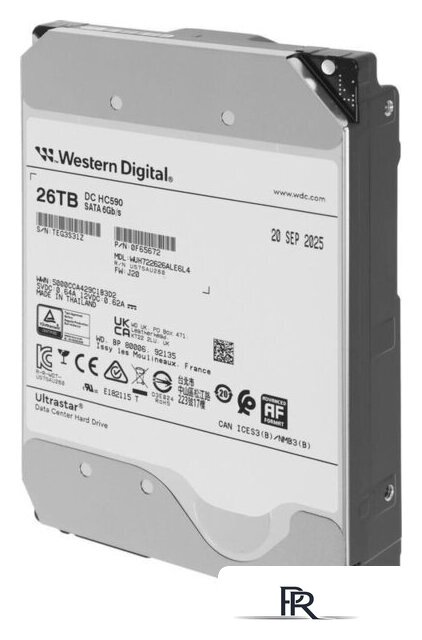 Жесткий диск WD Ultrastar DC HC590 26TB WUH722626ALE6L4 - Изображение №2 — Интернет-магазин ПроЗаказ
