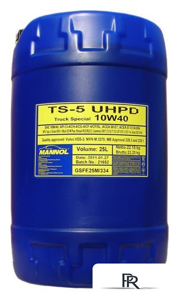 Моторное масло Mannol TS-5 UHPD 10W-40 20л - Изображение №1 — Интернет-магазин ПроЗаказ